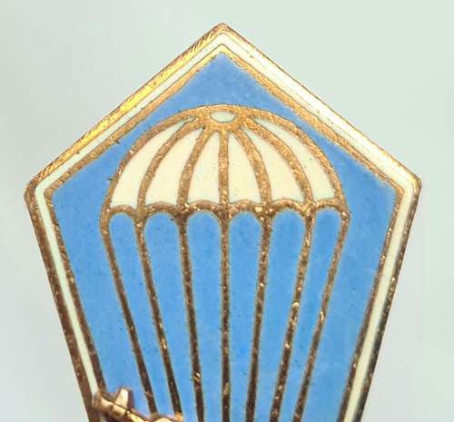 Fallschirmsprungabzeichen - Parachute jump badge - Third Modell 197? - ca. 1988