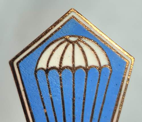 Fallschirmsprungabzeichen - Parachute jump badge - Third Modell 197? - ca. 1988