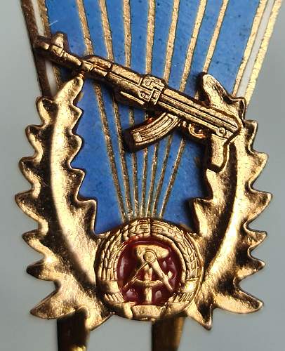 Fallschirmsprungabzeichen - Parachute jump badge - Third Modell 197? - ca. 1988