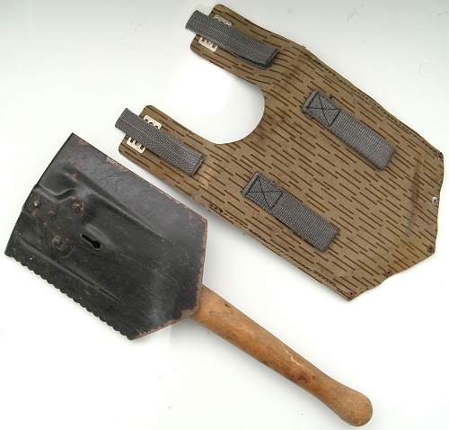 Folding spade NVA with &quot;Sawteeth&quot; &quot;Made in GDR&quot;