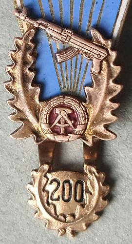 Fallschirmsprungabzeichen - Parachute jump badge - Third Modell 197? - ca. 1988