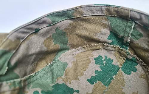 Flächentarn (patterned camouflage) uniform &amp; equipment.