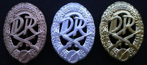 Some DDR badges