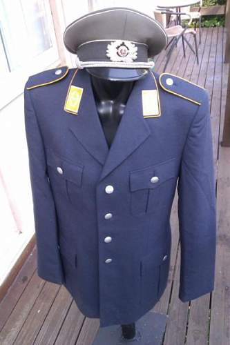 DDR Air Force Tunic + Officer's Cap