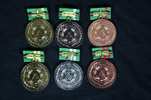 Long service medals for Border Volunteers