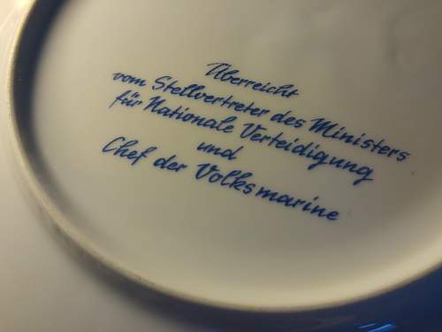 East German gift/commemorative plates