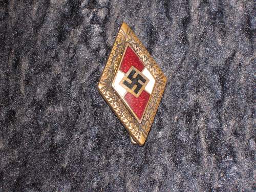 Rare hitler youth badge?