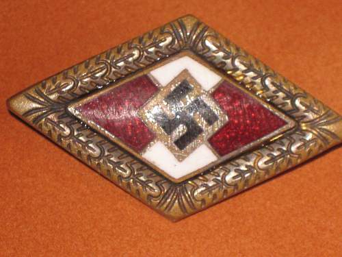 Rare hitler youth badge?