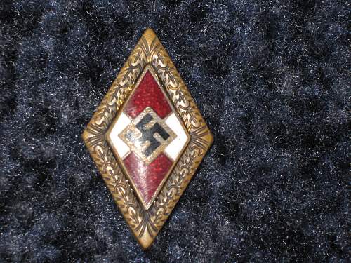 Rare hitler youth badge?