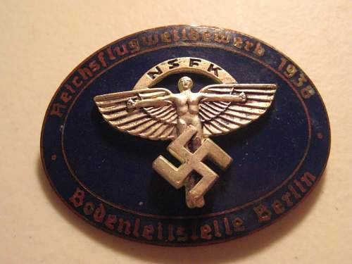 NSFK Enamel badge
