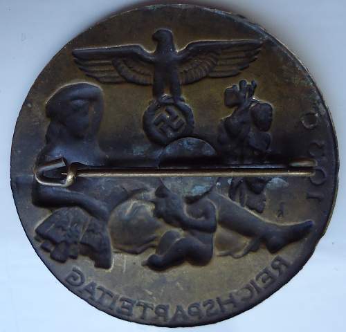 ReichsParteiTag 1939 Badge