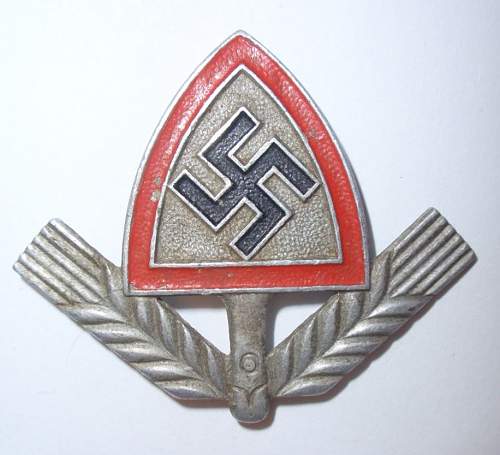 Reicharbeitsdienst Cap insignia