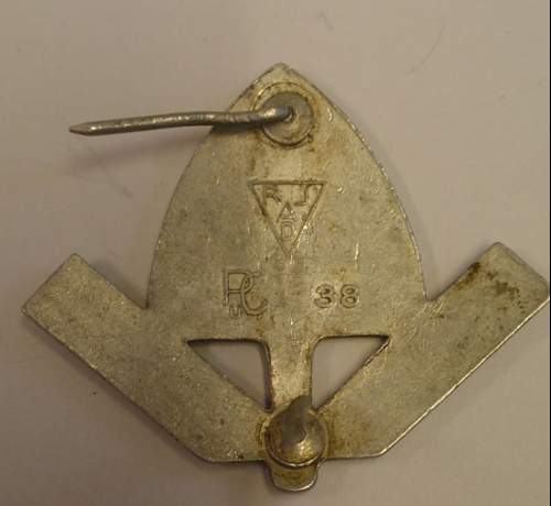Reicharbeitsdienst Cap insignia