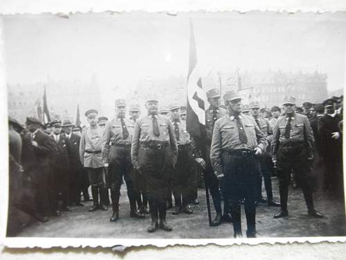 1933 Seizure of Power NSDAP men burn flag?