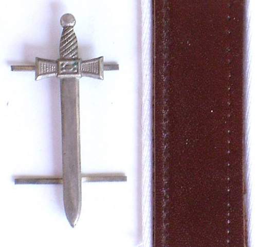 Stahlhelm - Bund der Frontsoldaten / system of shoulder-belts and special insignia