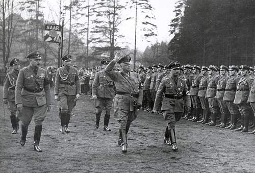 Stahlhelm - Bund der Frontsoldaten / system of shoulder-belts and special insignia