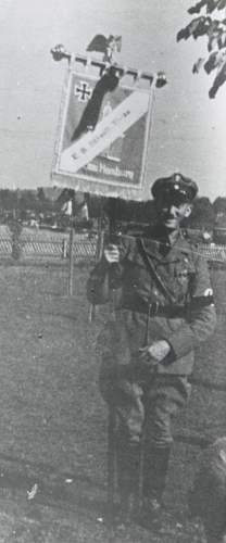 Stahlhelm - Bund der Frontsoldaten / system of shoulder-belts and special insignia