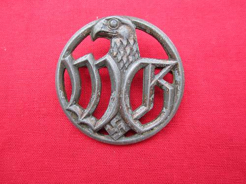 Wehrmacht gefolge Badge opinions