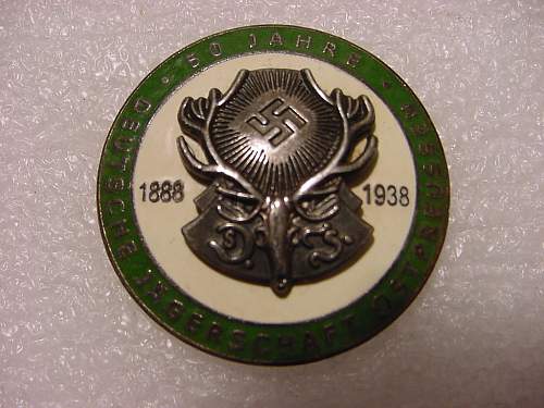 50 Year Hunting Badge....third reich