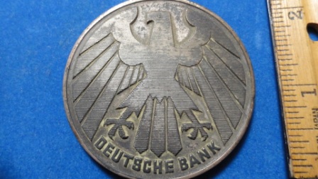 Deutsche Bank - Josef Keinzle Medal / Coin (silver?)