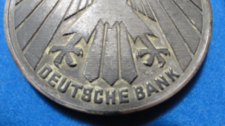 Deutsche Bank - Josef Keinzle Medal / Coin (silver?)