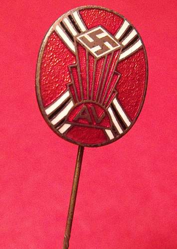 Amerikadeutscher Volksbund stick pin