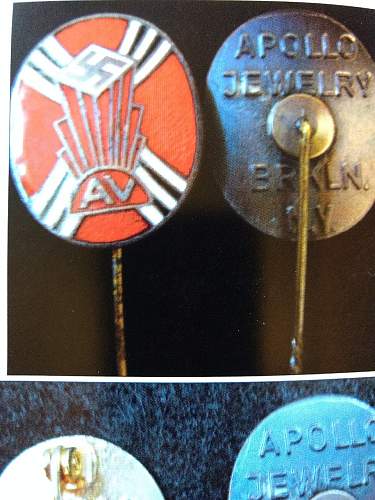 Amerikadeutscher Volksbund stick pin