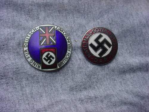 German British friendship badge ,REAL?