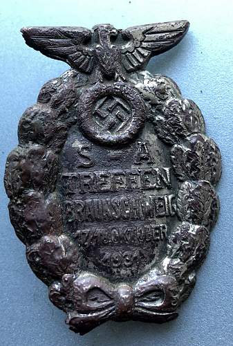 SA Treffen Braunschweig badge