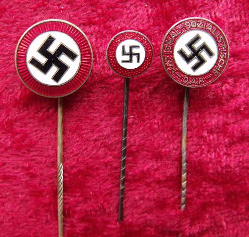 NSDAP Supporter's and National Solidarity pin
