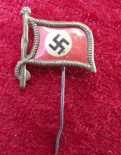 NSDAP Supporter's and National Solidarity pin