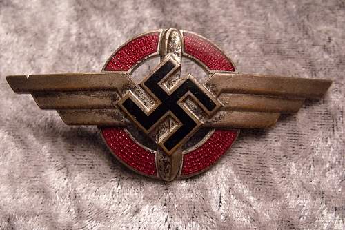 DLV Segelflieger cap badge