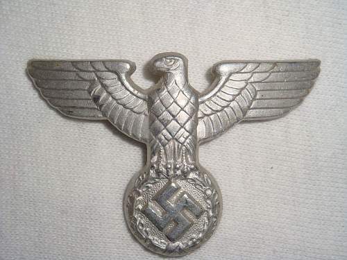 NSDAP Political Cap Eagle: Authentic Piece?