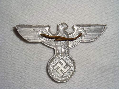 NSDAP Political Cap Eagle: Authentic Piece?