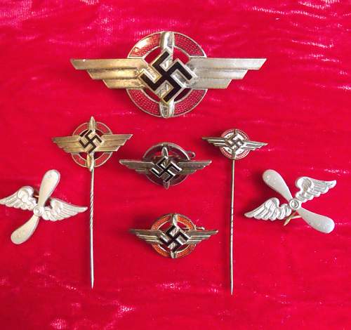 DLV Segelflieger cap badge