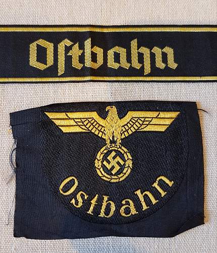 Ostbahn Cuff title &amp; sleeve shield