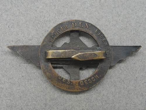 DLV Segelflieger Cap Badge Opinions Please