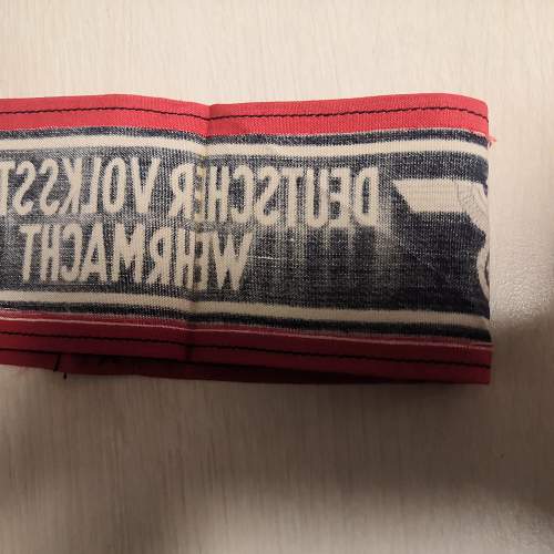 Deutscher Volkssturm Wehrmacht Armband Real or Fake