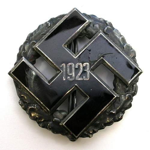 1923 Gau Abzeichen / NSDAP General Honor GAU Badge 1923