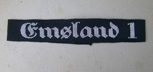 Emsland 1 cuff title