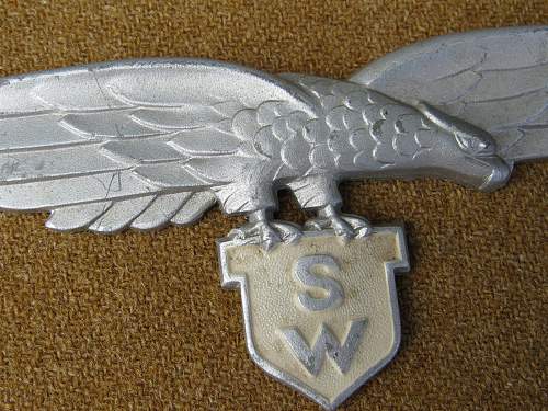 I Have A Large German Eagle With SW Shield Clutched In It's Talons Info Pls