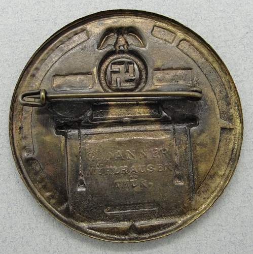 1933 SS gautag munchen commemorative medal