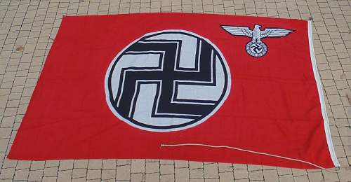 German Reichsdienstflagge/ real or fake ?