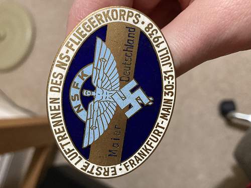 Found an NSFK badge from 1938 - any info??