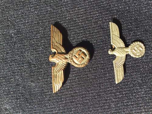 SS hat pins real or replica