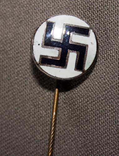 Help on a swastika stick pin