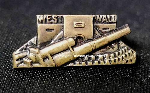 little WESTWALL Badge