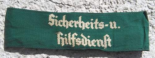 Sicherheits und Hilfsdienst bevo armband