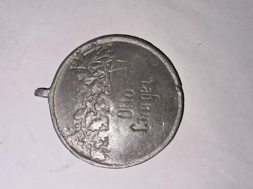 Nationale Erhebung Wett Schiessen Medal 1933 for Otto ??????