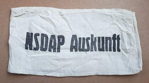 NSDAP Auskuft armand.